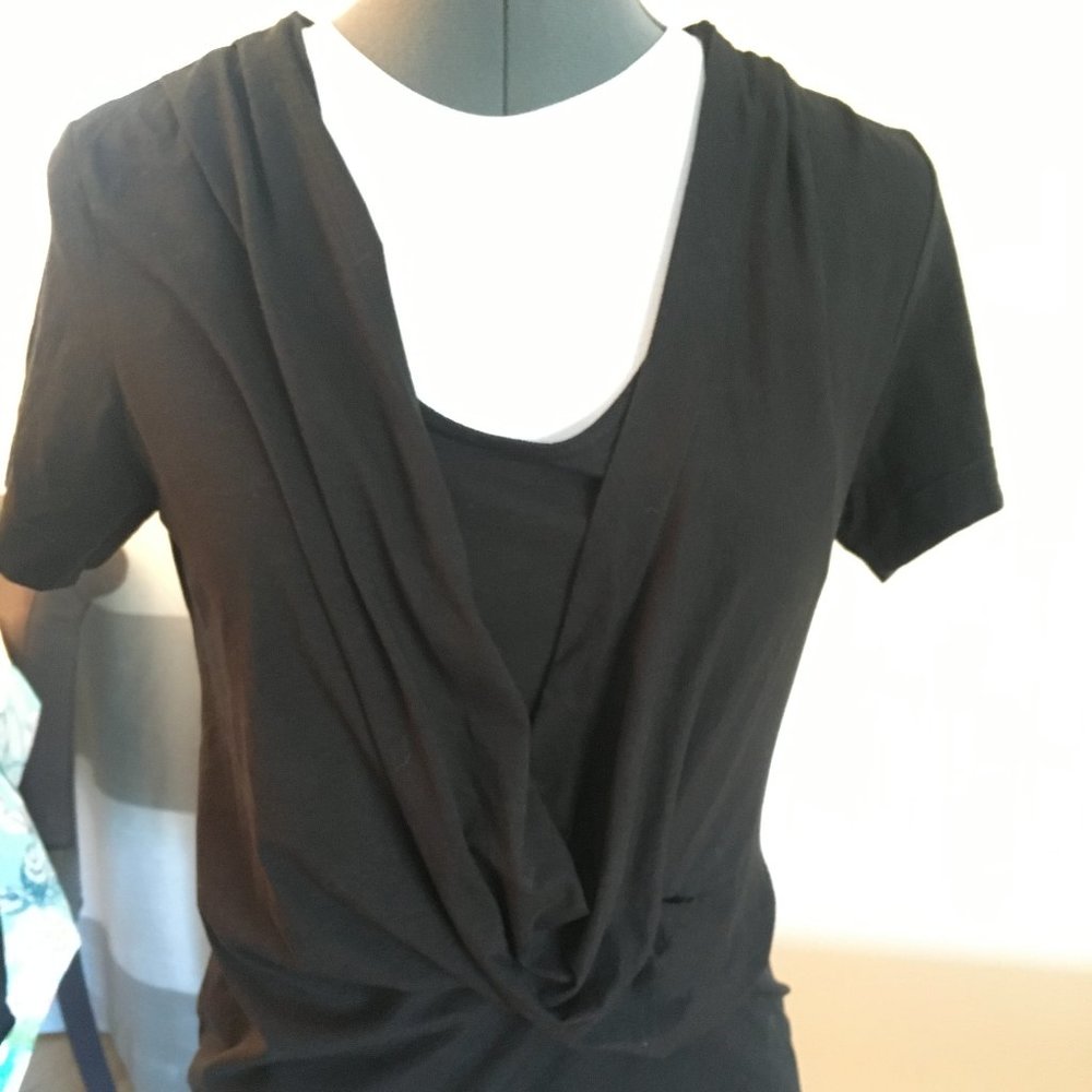 THEORY 2peice Short-Sleeve Shirt + Tank top